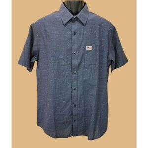 Travis Mathew Mens Short Sleeve Shirt Medium USA Flag Logo
